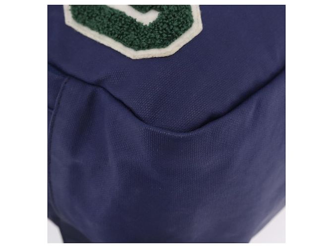 Zaino GUCCI RON HERMAN Canvas Navy Silver 477875 Auth 200358M Argento Blu navy - vista 12
