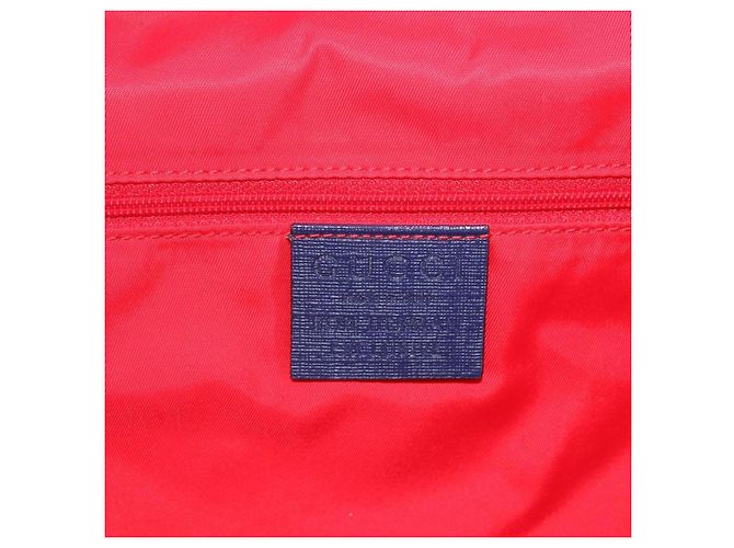 Zaino GUCCI RON HERMAN Canvas Navy Silver 477875 Auth 200358M Argento Blu navy - vista 19