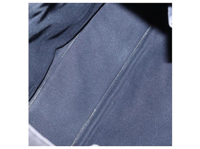 Hermès Borsa HERMES Fourre Tout MM cotone 4Set Navy Black Auth 199989 Nero Blu navy - vista 25