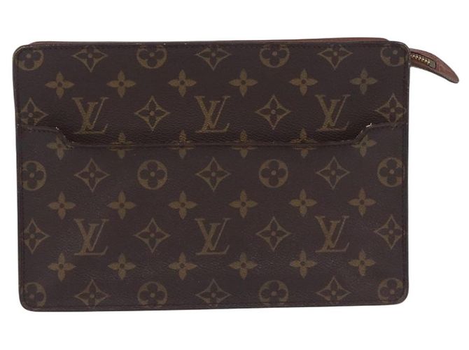 LOUIS VUITTON Monogram Pochette Homme Clutch Bag M51795 LV Auth 203279 Monogramma - vista 13