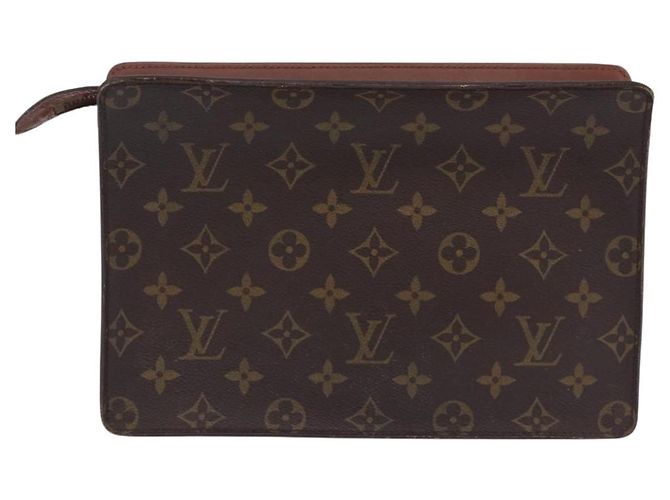 LOUIS VUITTON Monogram Pochette Homme Clutch Bag M51795 LV Auth 203279 Monogramma - vista 2