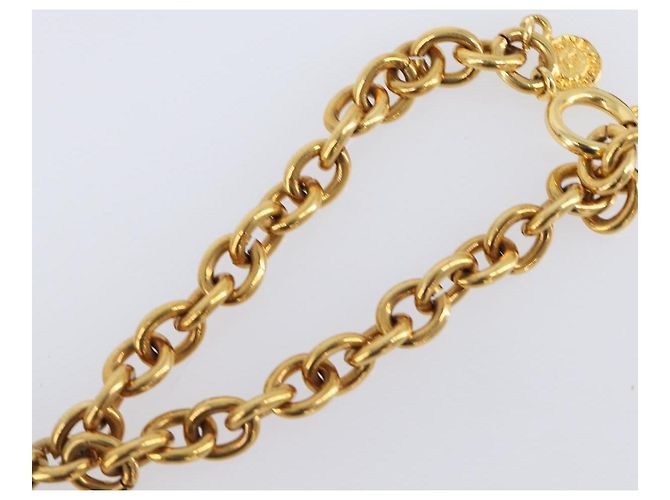 Céline Bracciale Circle CELINE metallo Gold Tone Auth SW2830 - vista 11