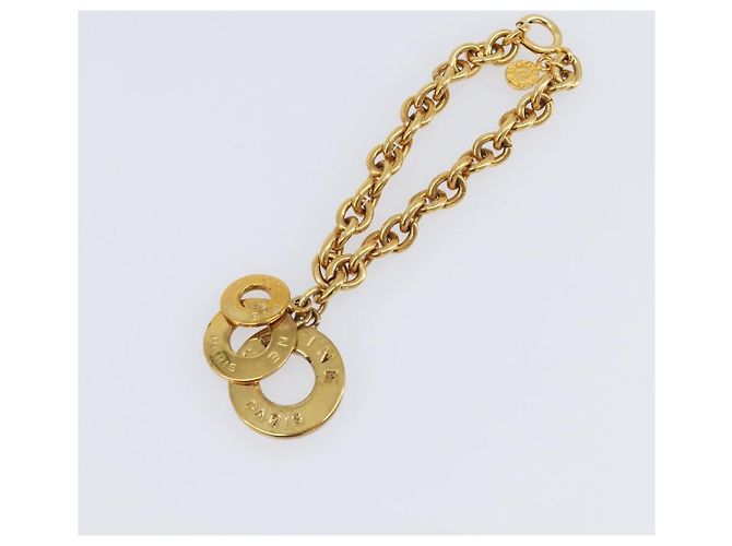 Céline Bracciale Circle CELINE metallo Gold Tone Auth SW2830 - vista 2