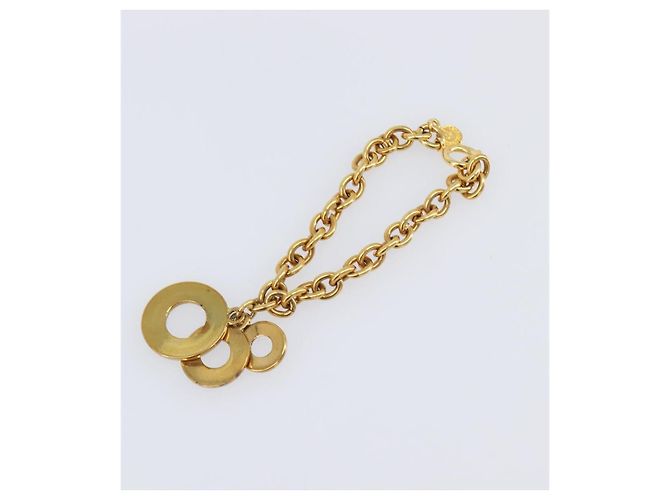 Céline Bracciale Circle CELINE metallo Gold Tone Auth SW2830 - vista 8