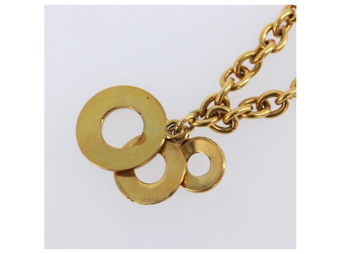 Céline Bracciale Circle CELINE metallo Gold Tone Auth SW2830 - vista 9