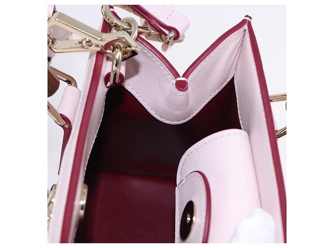 GUCCI Yuko Higuchi Bamboo Diana Small Tote Bag 3way Pink 841488 Auth 202070SM Rosa - vista 24