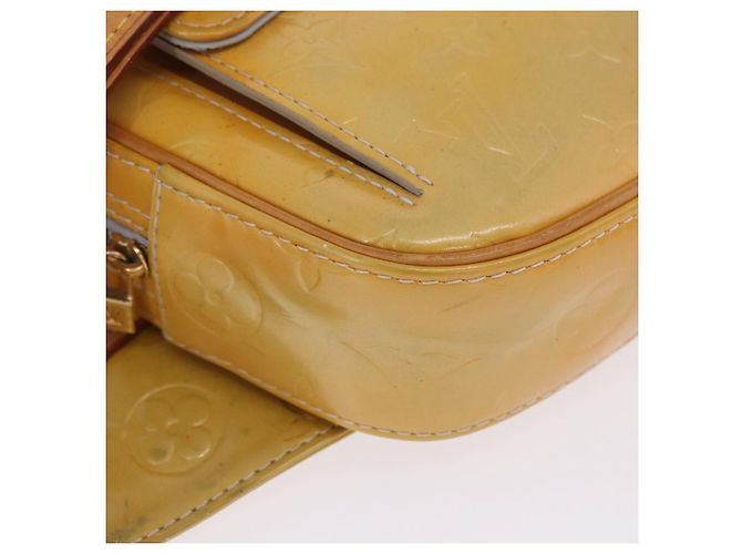 LOUIS VUITTON Monogram Vernis Fulton Waist Bag Gris M91041 LV Auth 198975 Grigio - vista 11