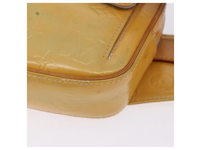 LOUIS VUITTON Monogram Vernis Fulton Waist Bag Gris M91041 LV Auth 198975 Grigio - vista 12