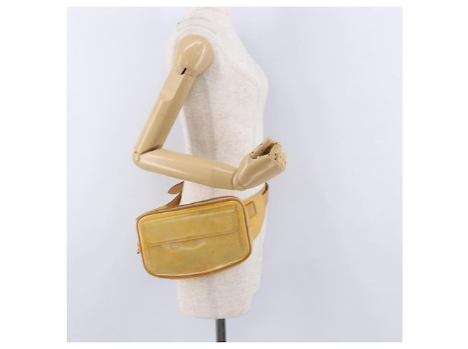 LOUIS VUITTON Monogram Vernis Fulton Waist Bag Gris M91041 LV Auth 198975 Grigio - vista 22