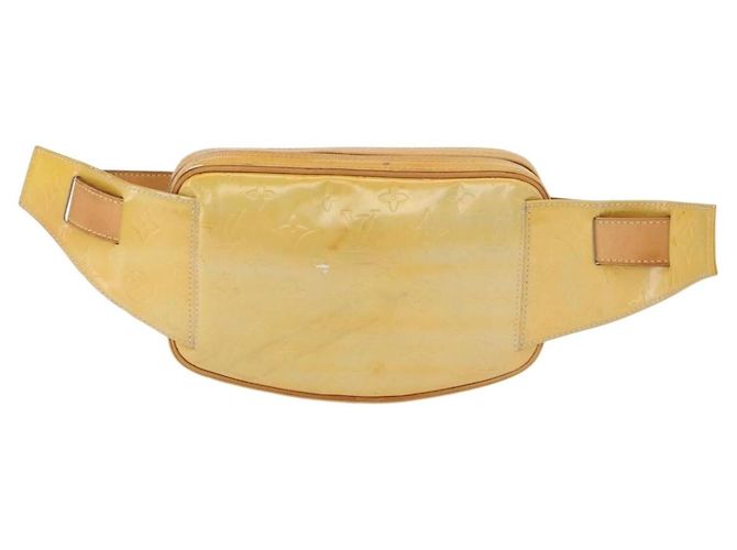 LOUIS VUITTON Monogram Vernis Fulton Waist Bag Gris M91041 LV Auth 198975 Grigio - vista 3