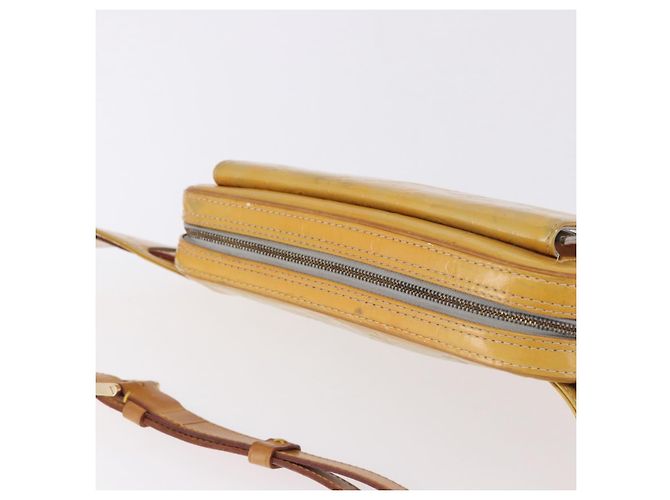 LOUIS VUITTON Monogram Vernis Fulton Waist Bag Gris M91041 LV Auth 198975 Grigio - vista 7