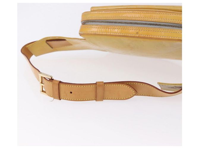 LOUIS VUITTON Monogram Vernis Fulton Waist Bag Gris M91041 LV Auth 198975 Grigio - vista 8