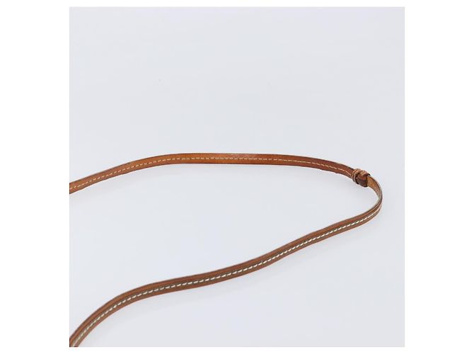 Borsa Christian Dior Trotter Canvas Romantic Chain Bag PVC Brown Silver Auth 196875M Marrone Argento - vista 9