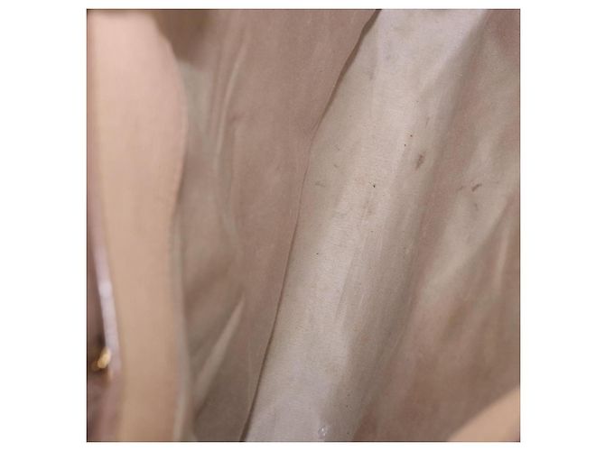 Borsa a mano Miu Miu in pelle 2way Beige Gold Auth 203009 D'oro - vista 20