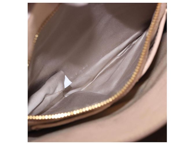 Borsa a mano Miu Miu in pelle 2way Beige Gold Auth 203009 D'oro - vista 27