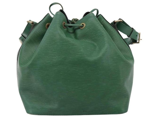 Borsa a tracolla LOUIS VUITTON Epi Petit Noe Verde M44104 LV Auth 201250A - vista 2