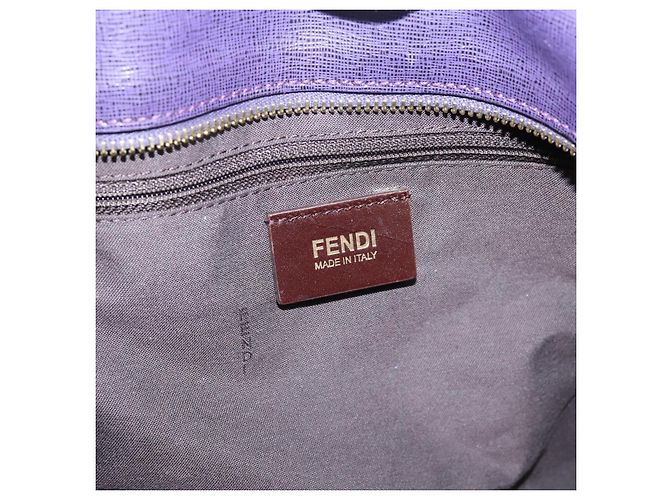 Bolso Tote FENDI Zucca Canvas Negro Marrón Auth 202705 Castaño - vista 16