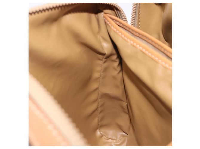 Céline CELINE Macadam Canvas Schultertasche PVC Leather Brown Gold Auth mr2905 Braun Golden - Ansicht 18