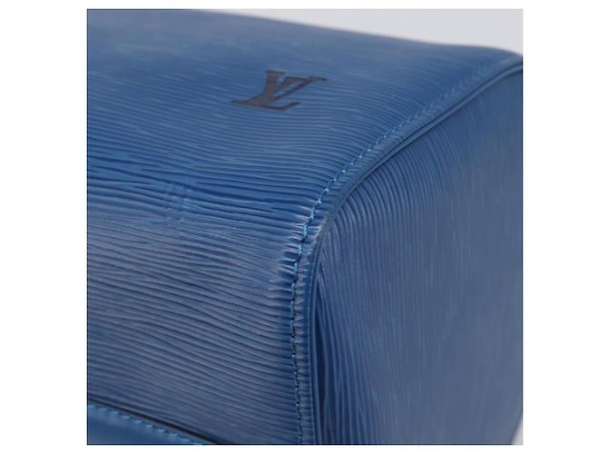 LOUIS VUITTON Epi Speedy 30 Hand Bag Toledo Blue M43005 LV Auth 202839V - vista 12