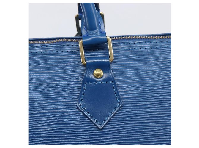 LOUIS VUITTON Epi Speedy 30 Hand Bag Toledo Blue M43005 LV Auth 202839V - vista 15