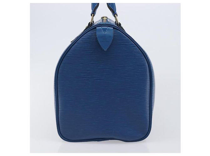LOUIS VUITTON Epi Speedy 30 Hand Bag Toledo Blue M43005 LV Auth 202839V - vista 4
