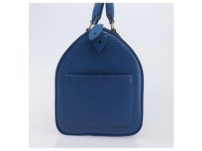 LOUIS VUITTON Epi Speedy 30 Hand Bag Toledo Blue M43005 LV Auth 202839V - vista 5