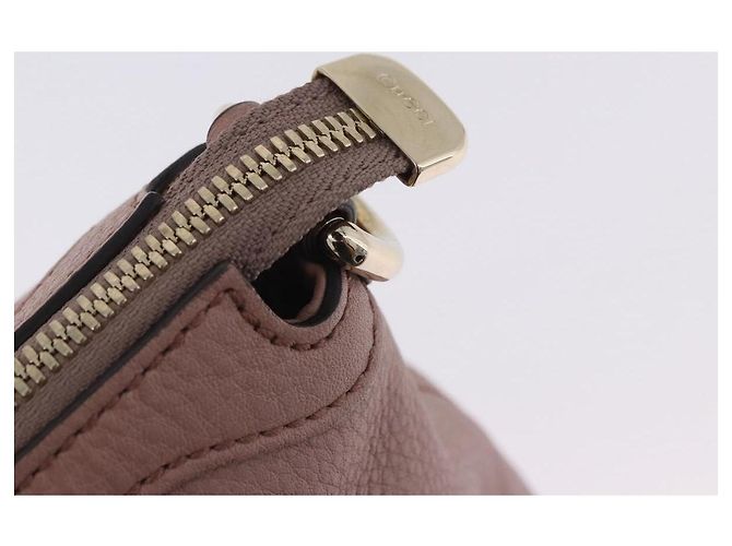 GUCCI Soho Hand Bag Leather Pink Gold Tone 308362 Auth 201141A - view 17