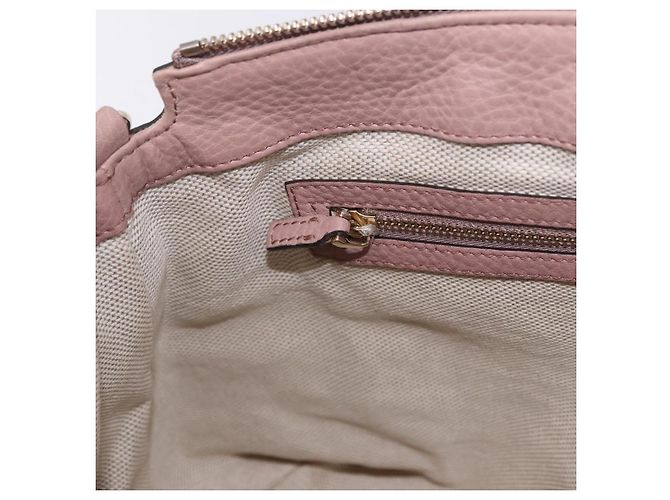 GUCCI Soho Hand Bag Leather Pink Gold Tone 308362 Auth 201141A - view 22