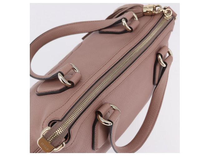 GUCCI Soho Hand Bag Leather Pink Gold Tone 308362 Auth 201141A - view 6