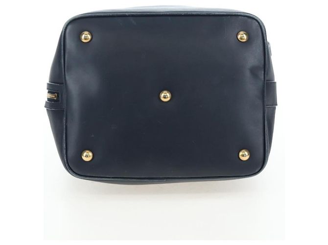 Autre Marque Borsa a tracolla SAINT LAURENT Emmanuel in pelle 2way Navy Gold Auth am12532A D'oro Blu navy - vista 14