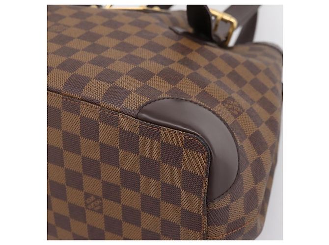 Borsa Tote LOUIS VUITTON Damier Ebene Hampstead MM N51204 LV Auth 201177SAV - vista 10