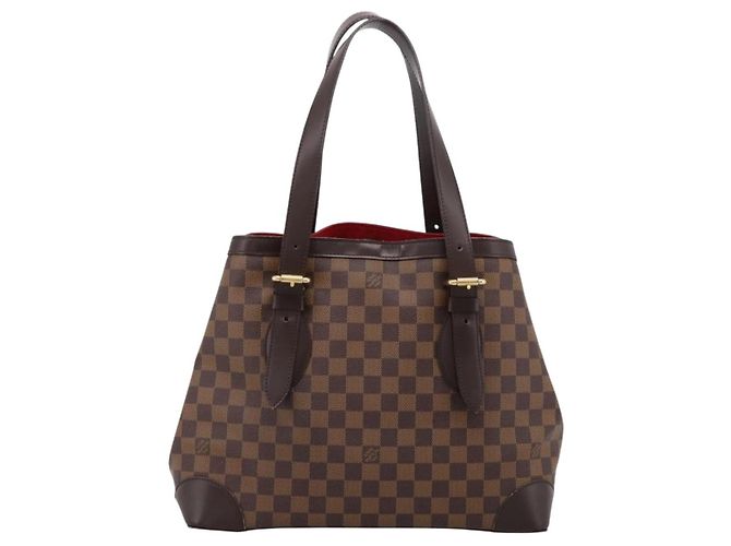 Borsa Tote LOUIS VUITTON Damier Ebene Hampstead MM N51204 LV Auth 201177SAV - vista 3