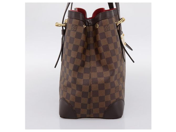 Borsa Tote LOUIS VUITTON Damier Ebene Hampstead MM N51204 LV Auth 201177SAV - vista 4