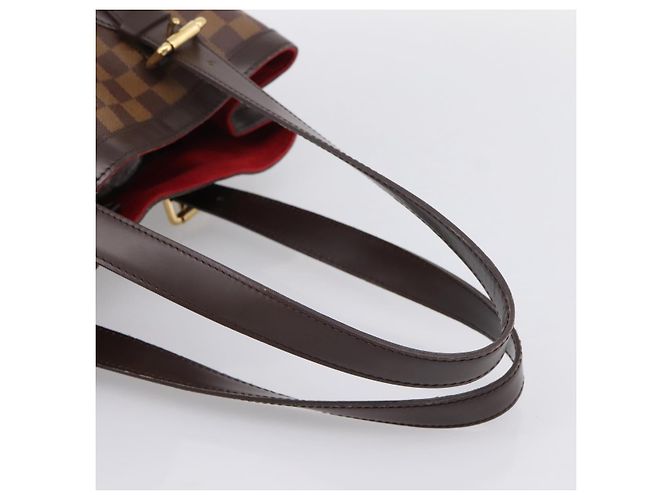 Borsa Tote LOUIS VUITTON Damier Ebene Hampstead MM N51204 LV Auth 201177SAV - vista 7