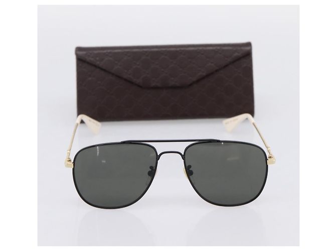 Occhiali da sole GUCCI plastica Ivory Auth BA15668V Crudo - vista 13