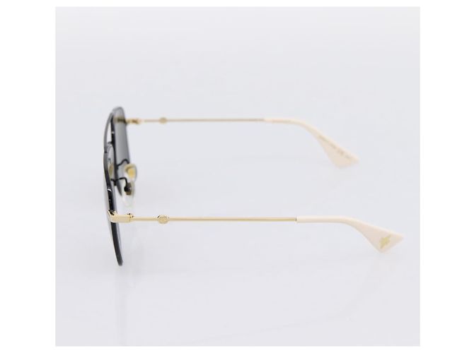 Occhiali da sole GUCCI plastica Ivory Auth BA15668V Crudo - vista 6