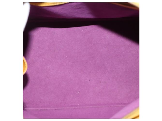 Borsa a mano LOUIS VUITTON Epi Alma Gialla M52149 LV Auth 197280A Giallo - vista 15