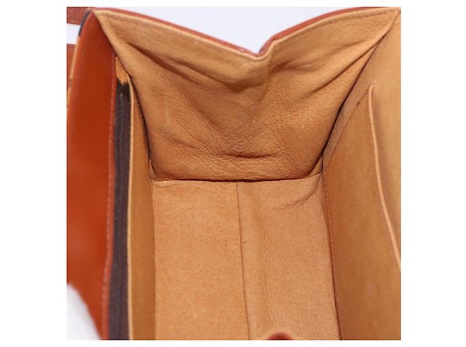 Bolso de mano MCM Vicetos Logogram PVC Leather 2way Brown Gold Auth 203014A Castaño Dorado - vista 23