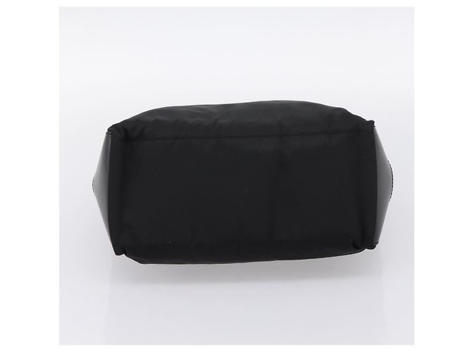 Borsa a tracolla PRADA Nylon Nero Argento Auth 201223A - vista 9