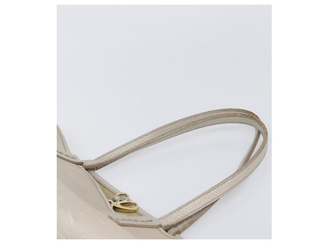 Bulgari Borsa Tote BVLGARI in pelle argento Auth 202279 - vista 8