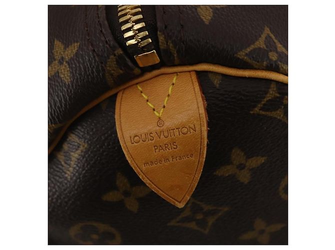 LOUIS VUITTON Monogram Keepall 55 Boston Bag M41424 LV Auth 199046A Monogramma - vista 16