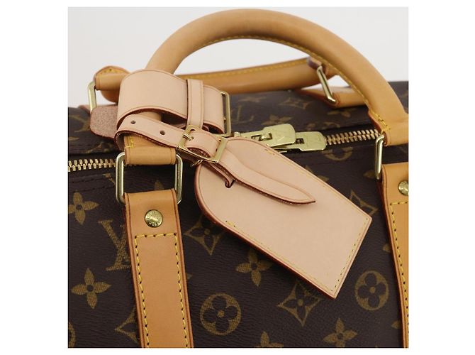 LOUIS VUITTON Monogram Keepall 55 Boston Bag M41424 LV Auth 199046A Monogramma - vista 17