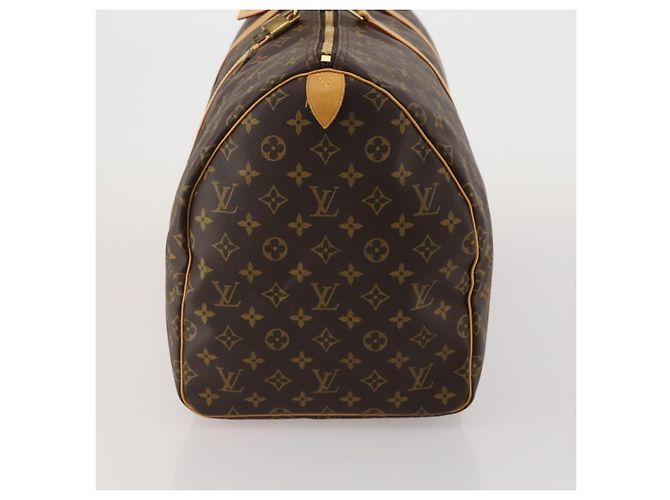 LOUIS VUITTON Monogram Keepall 55 Boston Bag M41424 LV Auth 199046A Monogramma - vista 4