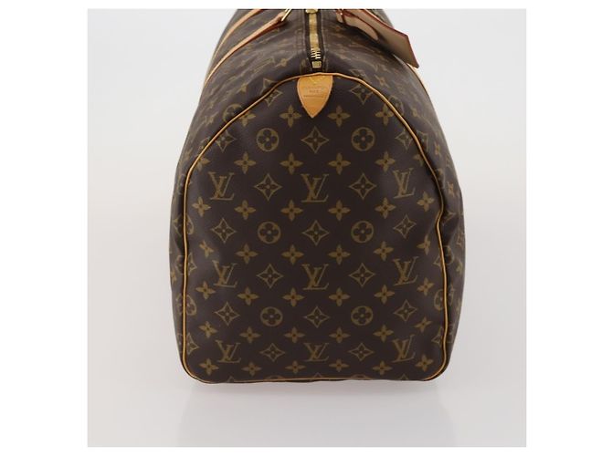 LOUIS VUITTON Monogram Keepall 55 Boston Bag M41424 LV Auth 199046A Monogramma - vista 5