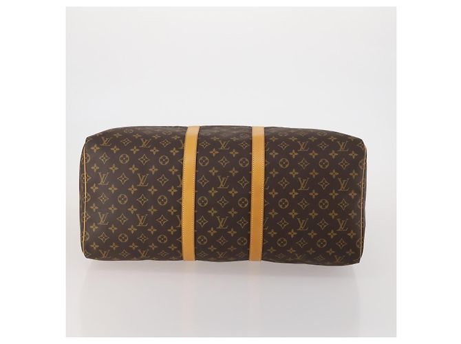 LOUIS VUITTON Monogram Keepall 55 Boston Bag M41424 LV Auth 199046A Monogramma - vista 9