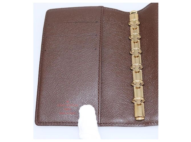 LOUIS VUITTON Damier Ebene Agenda PM Day Planner Cover R20700 LV Auth am12595V - vista 14