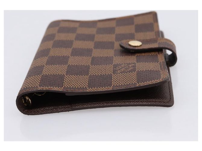 LOUIS VUITTON Damier Ebene Agenda PM Day Planner Cover R20700 LV Auth am12595V - vista 7