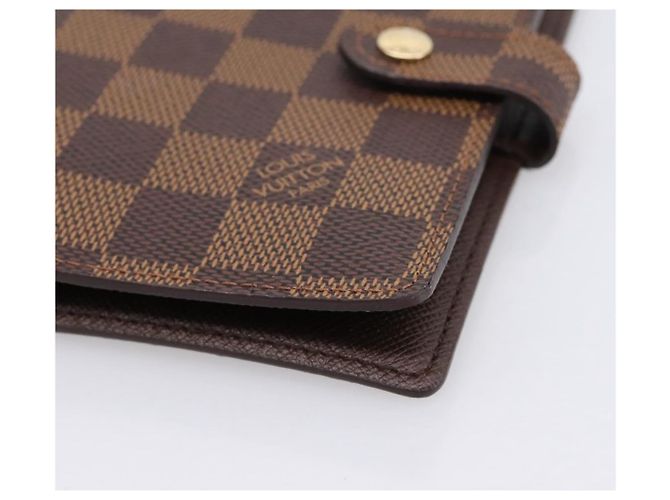 LOUIS VUITTON Damier Ebene Agenda PM Day Planner Cover R20700 LV Auth am12595V - vista 8