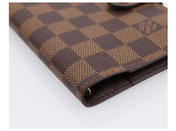 LOUIS VUITTON Damier Ebene Agenda PM Day Planner Cover R20700 LV Auth am12595V - vista 9