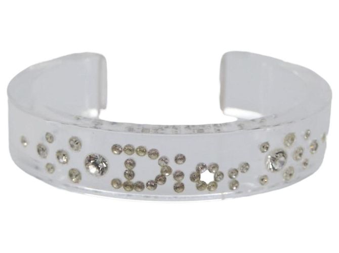 Bracciale Rigido Christian Dior plastica Clear Auth SW2819 - vista 2